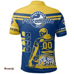 Parramatta Eels Polo Shirt Personalized Pentagon Style- NRL