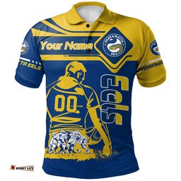Parramatta Eels Polo Shirt Personalized Pentagon Style- NRL