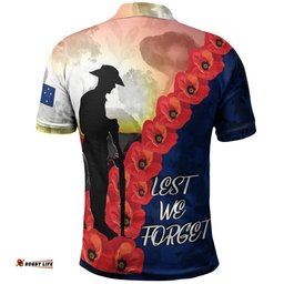 Anzac Lest We Forget Polo Shirts - All Gave Some, Some Gave All -