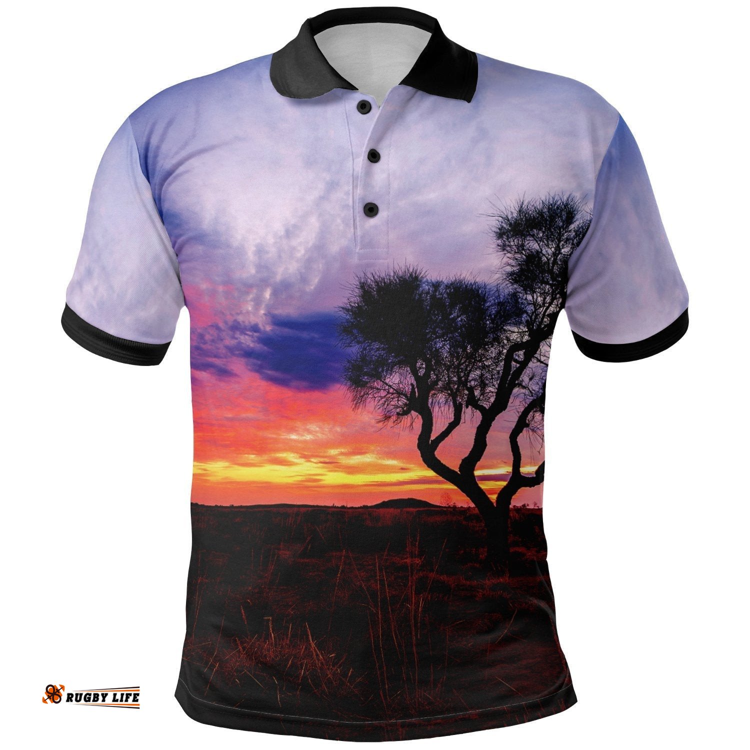 Polo Shirt, Australia Sky View - The Forest is Growing