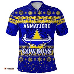 Anmatjere Cowboys Football Club Polo Shirt Christmas Simple Style