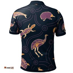 Polo Shirt - Indigenous Animals Patterns