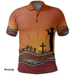 Polo Shirt Anzac Day Our Heroes - Nhi Style
