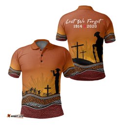 Polo Shirt Anzac Day Our Heroes - Nhi Style