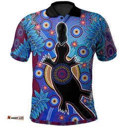 Aboriginal Polo Shirt - Indigenous Platypus