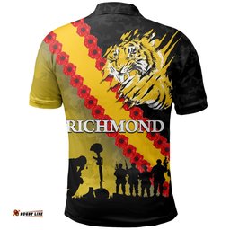 Richmond Tigers Polo Shirt Anzac Day