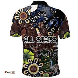 Custom Personalised Indigenous Polo Shirt All Stars Ethnic Style