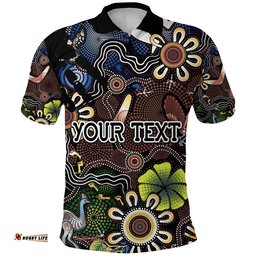 Custom Personalised Indigenous Polo Shirt All Stars Ethnic Style