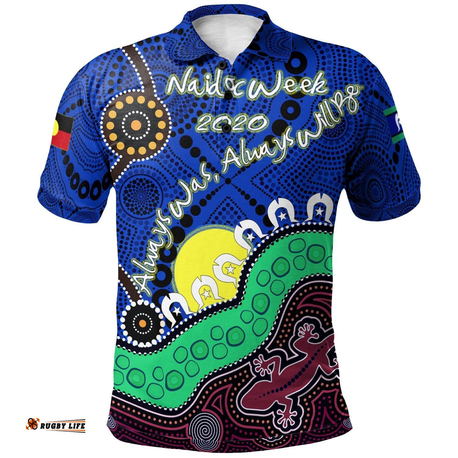Custom Polo - Aboriginal Naidoc Week Style