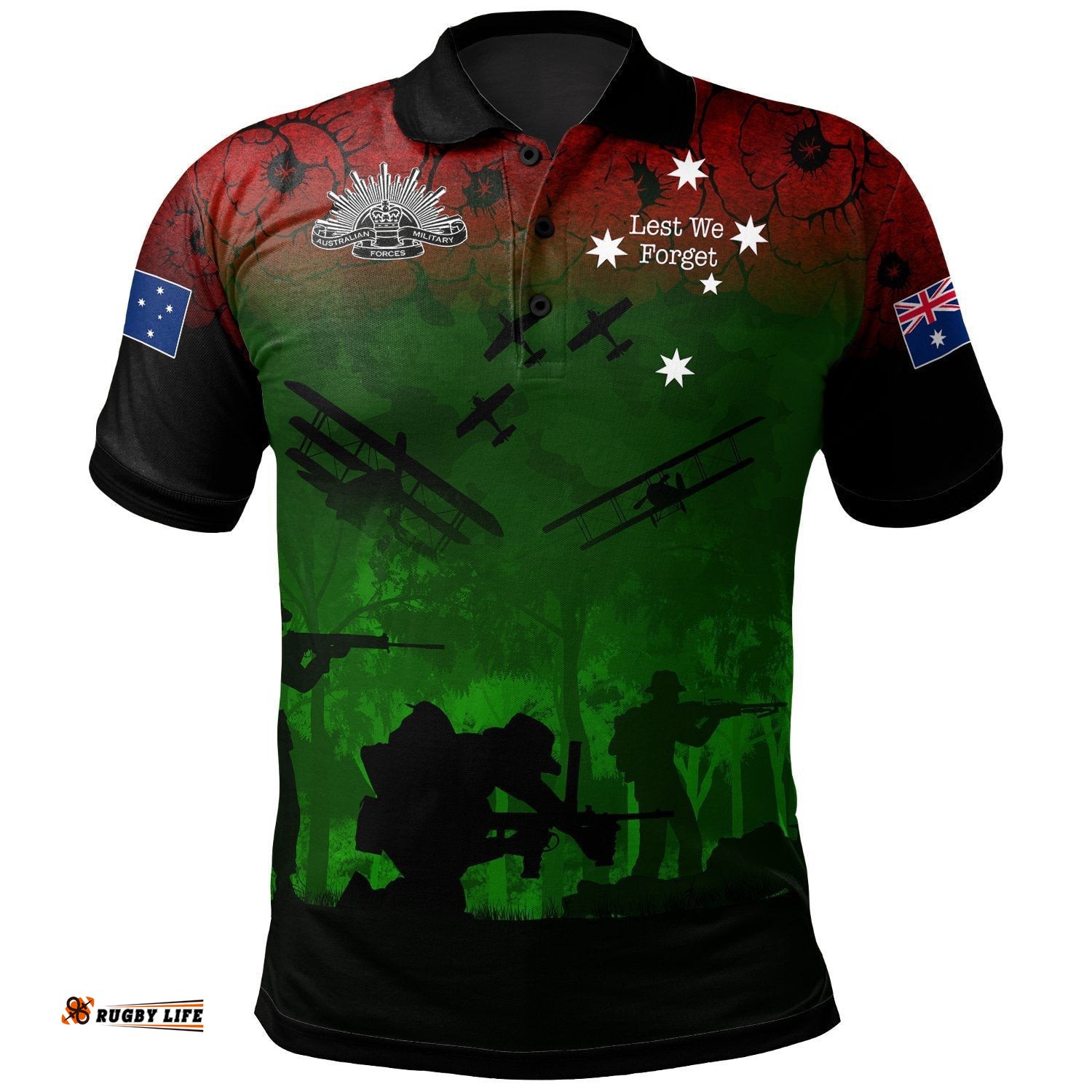 Anzac Polo Shirt - Australia Anzac Day