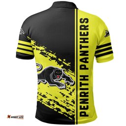 Penrith Panthers Polo Shirt Quarter Style - NRL