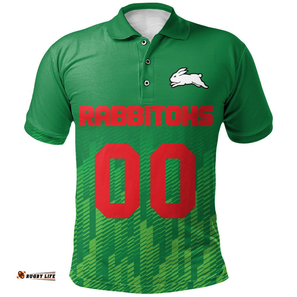 South Sydney Rabbitohs Polo Shirt Logo Sport Ombre - NRL