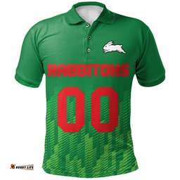 South Sydney Rabbitohs Polo Shirt Logo Sport Ombre - NRL