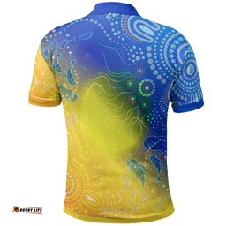 Aboriginal Polo Shirt - Indigenous Fishing