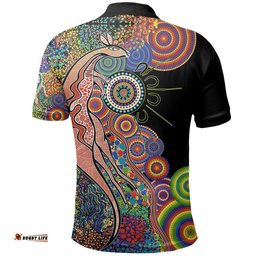 Australia Polo Shirt Aboriginal Style NO.1
