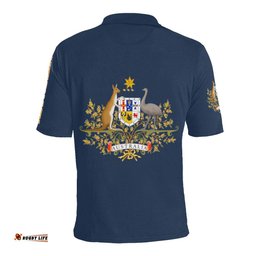 Polo Shirt - Australian Coat Of Arms Shirt Southern Cross Australia - Unisex
