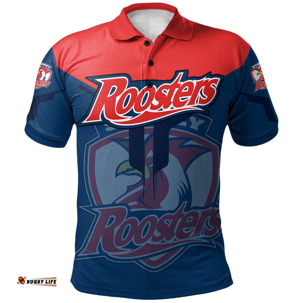 Sydney Roosters Polo Shirt Drinking style - NRL