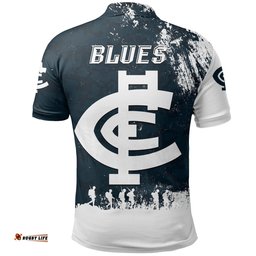 Australia Polo Shirt Blues Anzac Day