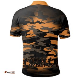Wests Tigers Polo Shirt Anzac Day Army Patterns