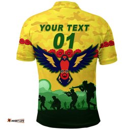 Custom Personalised MacDonnell Districts ANZAC Polo Shirt Simple Style