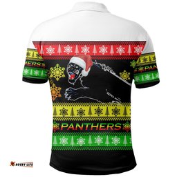 Penrith Panthers Polo Shirt Christmas 2021 Style