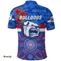 Western Bulldogs ANZAC Polo Shirt Indigenous Vibes