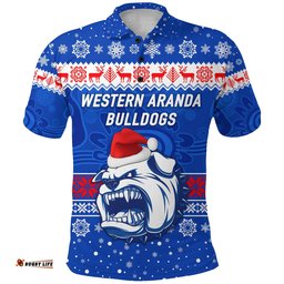 Custom Personalised Hermannsburg Western Aranda Bulldogs Football Club Polo Shirt Christmas Simple Style