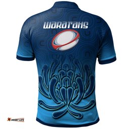 Waratahs Rugby Polo Shirt - Custom Australian Native Flowers Polo Shirt RLT13