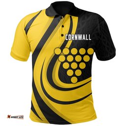 Cornwall Rugby Polo Shirt Simple Version