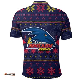Adelaide Crows Polo Shirt - Christmas Ugly Style -