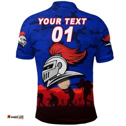 Custom Personalised Knights ANZAC Polo Shirt Simple Style