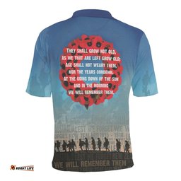Polo Shirt - Anzac Shirt Lest We Forget Ver06 - Unisex