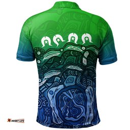 Torres Strait Islands Polo Shirt - Blue