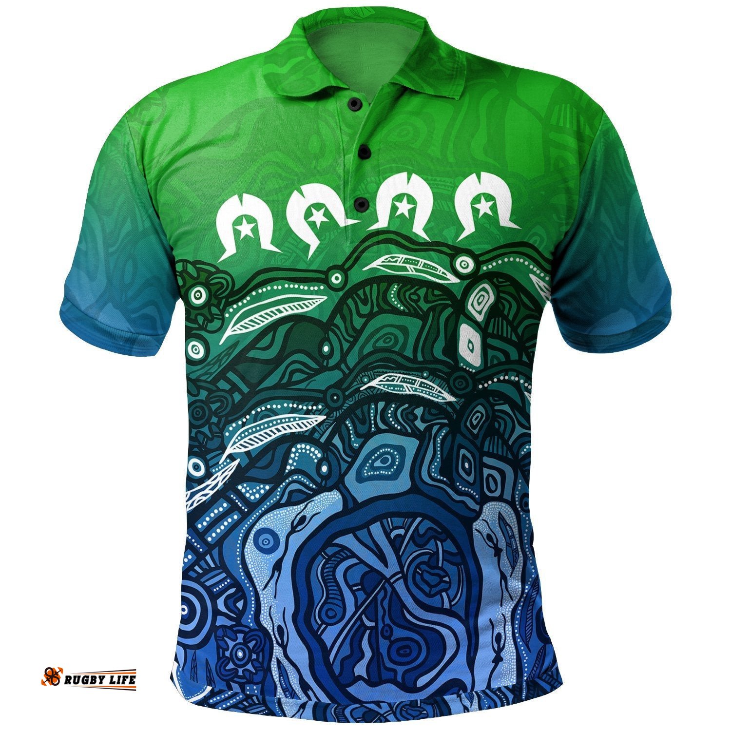 Torres Strait Islands Polo Shirt - Blue