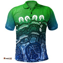 Torres Strait Islands Polo Shirt - Blue