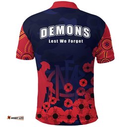 Demons Anzac Day Polo Shirt Melbourne
