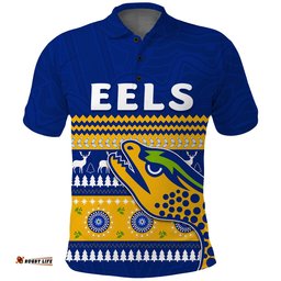 Eels Indigenous Polo Shirt Parramatta Christmas