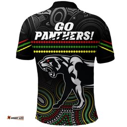 Panthers Indigenous Polo Shirt Premiers Penrith Champion