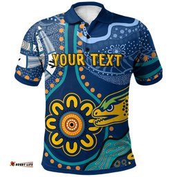 Eels Rugby Polo Shirt - Custom Indigenous Eels Polo Shirt RLT13