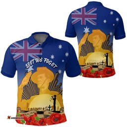 Vibe Hoodie Clothing - Australia Anzac Day Soldier Salute Polo Shirt