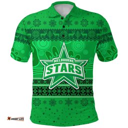 Custom Personalised Melbourne Stars Polo Shirt Christmas Simple Style
