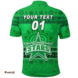 Custom Personalised Melbourne Stars Polo Shirt Christmas Simple Style