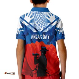 Canterbury Bulldogs Rugby Polo Shirt Anzac Day Camo Style