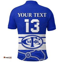 Custom Personalised Mines Rovers Football Club Polo Shirt Goldfields Football Indigenous Diorites - Custom Text and Number