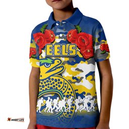 Anzac Day Polo Shirt Eels Army Style No.1