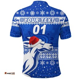 Custom Personalised South Alice Football Club Polo Shirt Christmas Kangaroos Simple Style