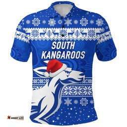 Custom Personalised South Alice Football Club Polo Shirt Christmas Kangaroos Simple Style