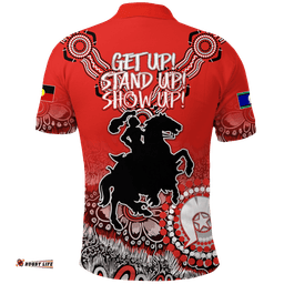 Dragons Rugby NAIDOC 2022 Aboriginal Polo Shirt -