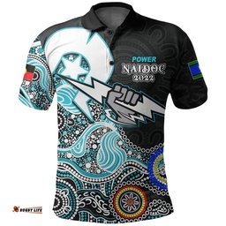 Power Australian Football Polo Shirt NAIDOC 2022 Patterns