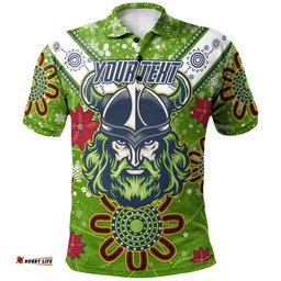 The Raiders Christmas Rugby Polo Shirt - Super Raiders Polo Shirt RLT13